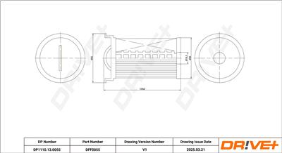 Dr!ve+ DP1110.13.0055 Číslo výrobce: DFF0055. EAN: 5907714164897.