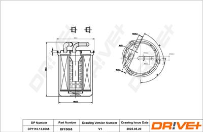 Dr!ve+ DP1110.13.0065 Číslo výrobce: DFF0065. EAN: 5907714164279.