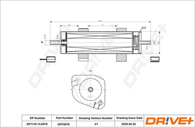 Dr!ve+ DP1110.13.0079 Číslo výrobce: DFF0079. EAN: 5907714164354.
