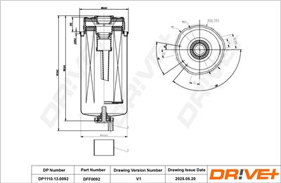 Dr!ve+ DP1110.13.0092 Číslo výrobce: DFF0092. EAN: 5907714164385.