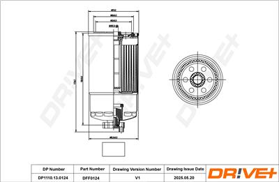 Dr!ve+ DP1110.13.0124 Číslo výrobce: DFF0124. EAN: 5907714155130.