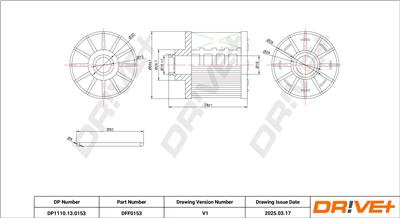 Dr!ve+ DP1110.13.0153 Číslo výrobce: DFF0153. EAN: 5907714155420.