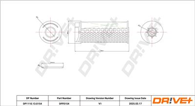 Dr!ve+ DP1110.13.0154 Číslo výrobce: DFF0154. EAN: 5907714155437.