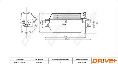 Dr!ve+ DP1110.13.0185 Číslo výrobce: DFF0185. EAN: 5907714168499.