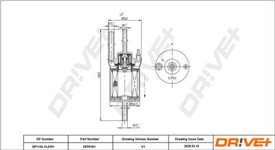 Dr!ve+ DP1110.13.0191 Číslo výrobce: DFF0191. EAN: 5907714168550.