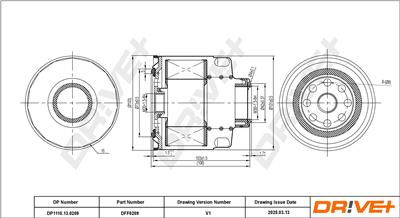 Dr!ve+ DP1110.13.0209 Číslo výrobce: DFF0209. EAN: 5907714168734.