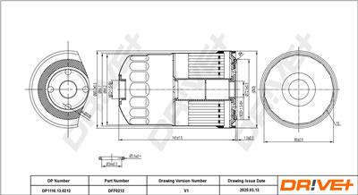 Dr!ve+ DP1110.13.0212 Číslo výrobce: DFF0212. EAN: 5907714168765.