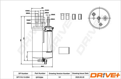 Dr!ve+ DP1110.13.0264 Číslo výrobce: DFF0264. EAN: 5907714169281.
