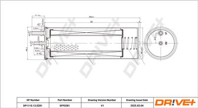 Dr!ve+ DP1110.13.0281 Číslo výrobce: DFF0281. EAN: 5907714169458.