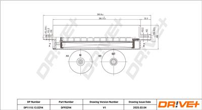Dr!ve+ DP1110.13.0294 Číslo výrobce: DFF0294. EAN: 5907714169588.