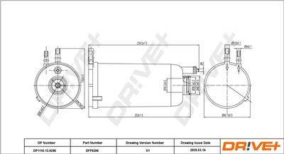 Dr!ve+ DP1110.13.0296 Číslo výrobce: DFF0296. EAN: 5907714169601.