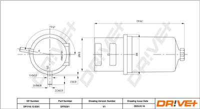 Dr!ve+ DP1110.13.0301 Číslo výrobce: DFF0301. EAN: 5907714169656.