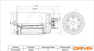 Dr!ve+ DP1110.13.0309 Číslo výrobce: DFF0309. EAN: 5907714199509.