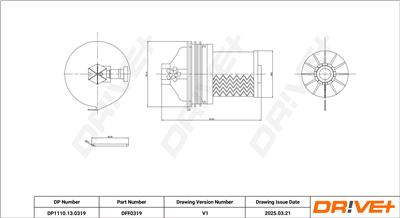 Dr!ve+ DP1110.13.0319 Číslo výrobce: DFF0319. EAN: 5907714199776.