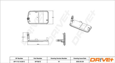 Dr!ve+ DP1110.14.0012 Číslo výrobce: DFT0012. EAN: 5907714155659.