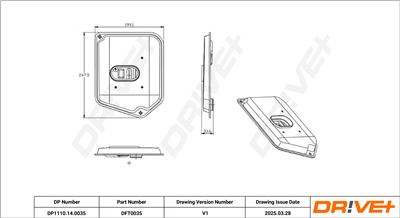 Dr!ve+ DP1110.14.0035 Číslo výrobce: DFT0035. EAN: 5907714155888.