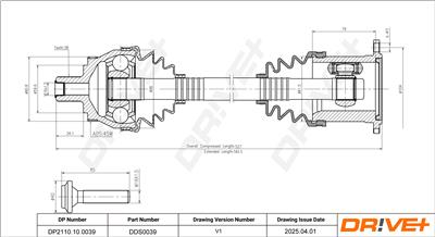 Dr!ve+ DP2110.10.0039 Číslo výrobce: DDS0039. EAN: 5907714188077.