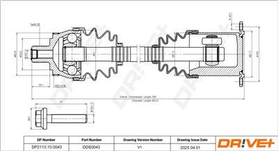 Dr!ve+ DP2110.10.0043 Číslo výrobce: DDS0043. EAN: 5907714188114.