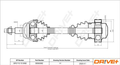 Dr!ve+ DP2110.10.0082 Číslo výrobce: DDS0082. EAN: 5907714188503.