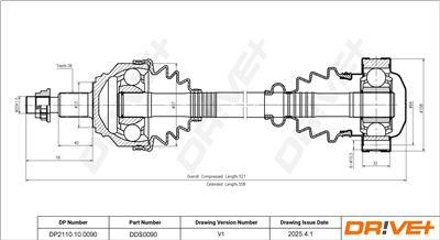 Dr!ve+ DP2110.10.0090 Číslo výrobce: DDS0090. EAN: 5907714188589.