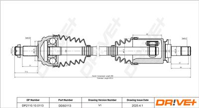 Dr!ve+ DP2110.10.0113 Číslo výrobce: DDS0113. EAN: 5907714188817.