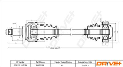 Dr!ve+ DP2110.10.0124 Číslo výrobce: DDS0124. EAN: 5907714188923.