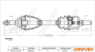 Dr!ve+ DP2110.10.0198 Číslo výrobce: DDS0198. EAN: 5907714189661.