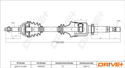 Dr!ve+ DP2110.10.0304 Číslo výrobce: DDS0304. EAN: 5907714190728.