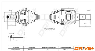 Dr!ve+ DP2110.10.0368 Číslo výrobce: DDS0368. EAN: 5907714191367.