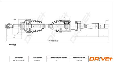 Dr!ve+ DP2110.10.0375 Číslo výrobce: DDS0375. EAN: 5907714191435.
