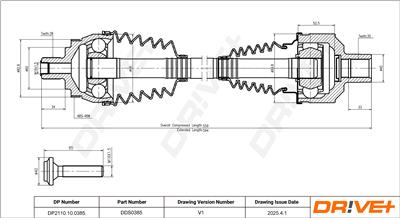 Dr!ve+ DP2110.10.0385 Číslo výrobce: DDS0385. EAN: 5907714191534.