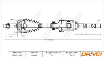 Dr!ve+ DP2110.10.0463 Číslo výrobce: DDS0463. EAN: 5907714192319.