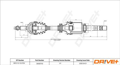 Dr!ve+ DP2110.10.0753 Číslo výrobce: DDS0753. EAN: 5907714195211.
