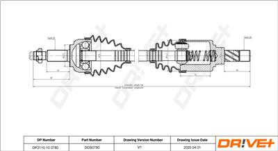 Dr!ve+ DP2110.10.0780 Číslo výrobce: DDS0780. EAN: 5907714195488.