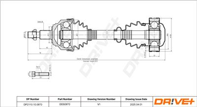 Dr!ve+ DP2110.10.0870 Číslo výrobce: DDS0870. EAN: 5907714196386.