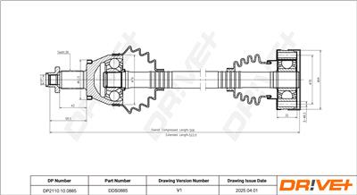 Dr!ve+ DP2110.10.0885 Číslo výrobce: DDS0885. EAN: 5907714196539.