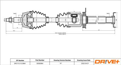Dr!ve+ DP2110.10.0964 Číslo výrobce: DDS0964. EAN: 5907714197321.
