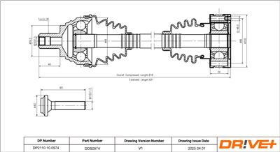 Dr!ve+ DP2110.10.0974 Číslo výrobce: DDS0974. EAN: 5907714197420.