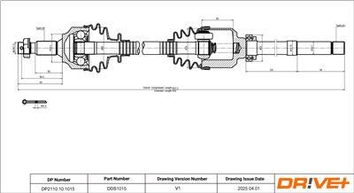 Dr!ve+ DP2110.10.1015 Číslo výrobce: DDS1015. EAN: 5907714197833.