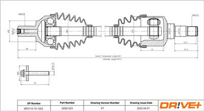 Dr!ve+ DP2110.10.1023 Číslo výrobce: DDS1023. EAN: 5907714197918.