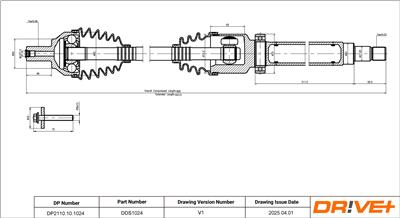 Dr!ve+ DP2110.10.1024 Číslo výrobce: DDS1024. EAN: 5907714197925.