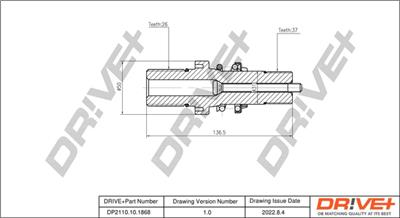 Dr!ve+ DP2110.10.1868 Číslo výrobce: DDC1868. EAN: 5907714186776.