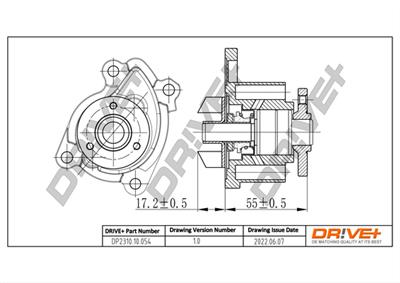Dr!ve+ DP2310.10.054 Číslo výrobce: DCW0054. EAN: 7640250072773.
