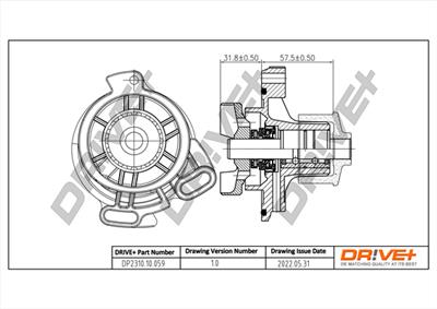 Dr!ve+ DP2310.10.059 Číslo výrobce: DCW0059. EAN: 7640250072827.