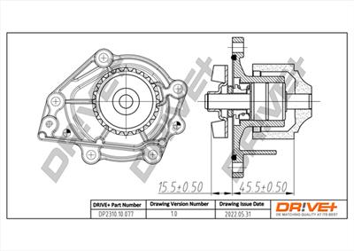 Dr!ve+ DP2310.10.077 Číslo výrobce: DCW0077. EAN: 7640250073008.