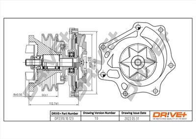Dr!ve+ DP2310.10.123 Číslo výrobce: DCW0123. EAN: 7640250073466.