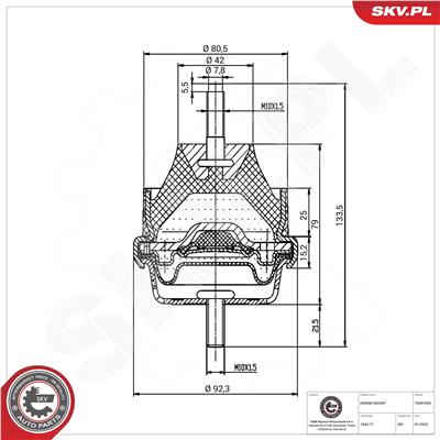 ESEN SKV 75SKV035 EAN: 5906302230662.