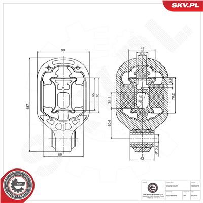 ESEN SKV 75SKV078 EAN: 5906302231140.