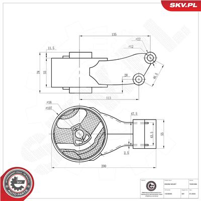 ESEN SKV 75SKV084 EAN: 5906302231218.