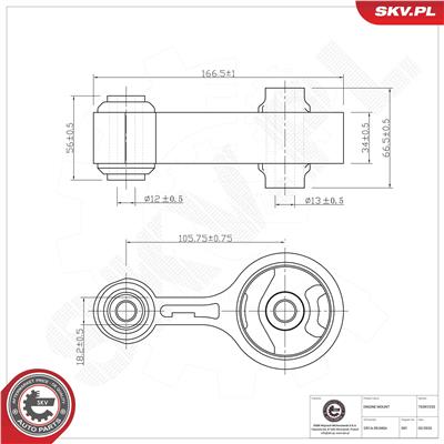 ESEN SKV 75SKV233 EAN: 5906302243556.